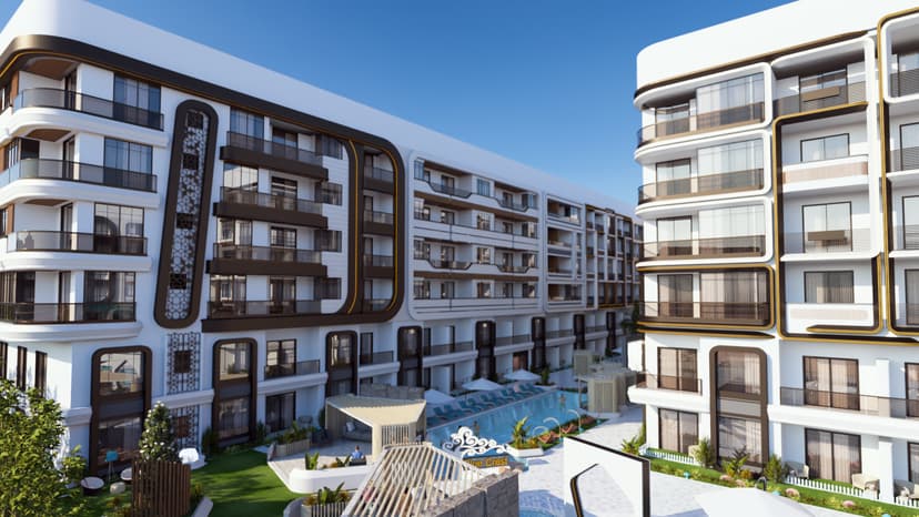 Blue Crest main pool area with luxury amenities in Sheraton Hurghada