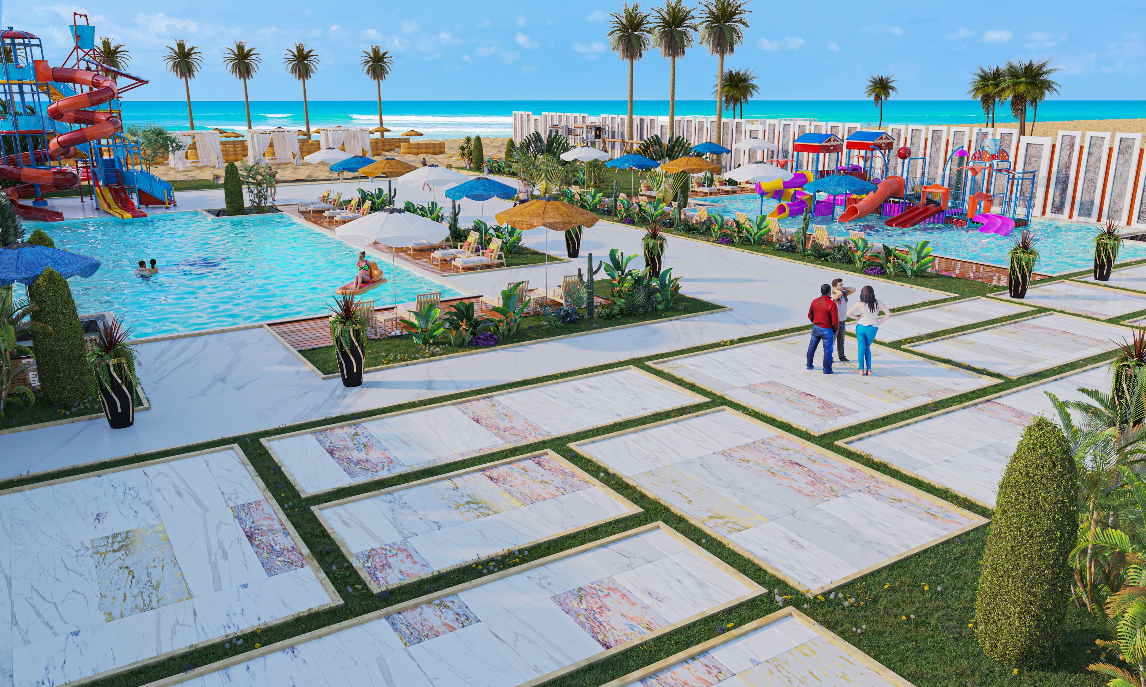 Luxury Red Sea property development showing investment success and strong returns