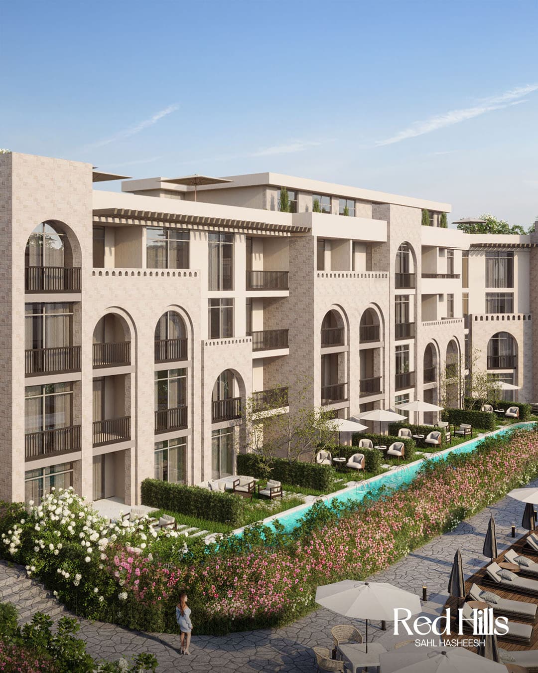 Red Hills Hurghada residential buildings and modern architecture